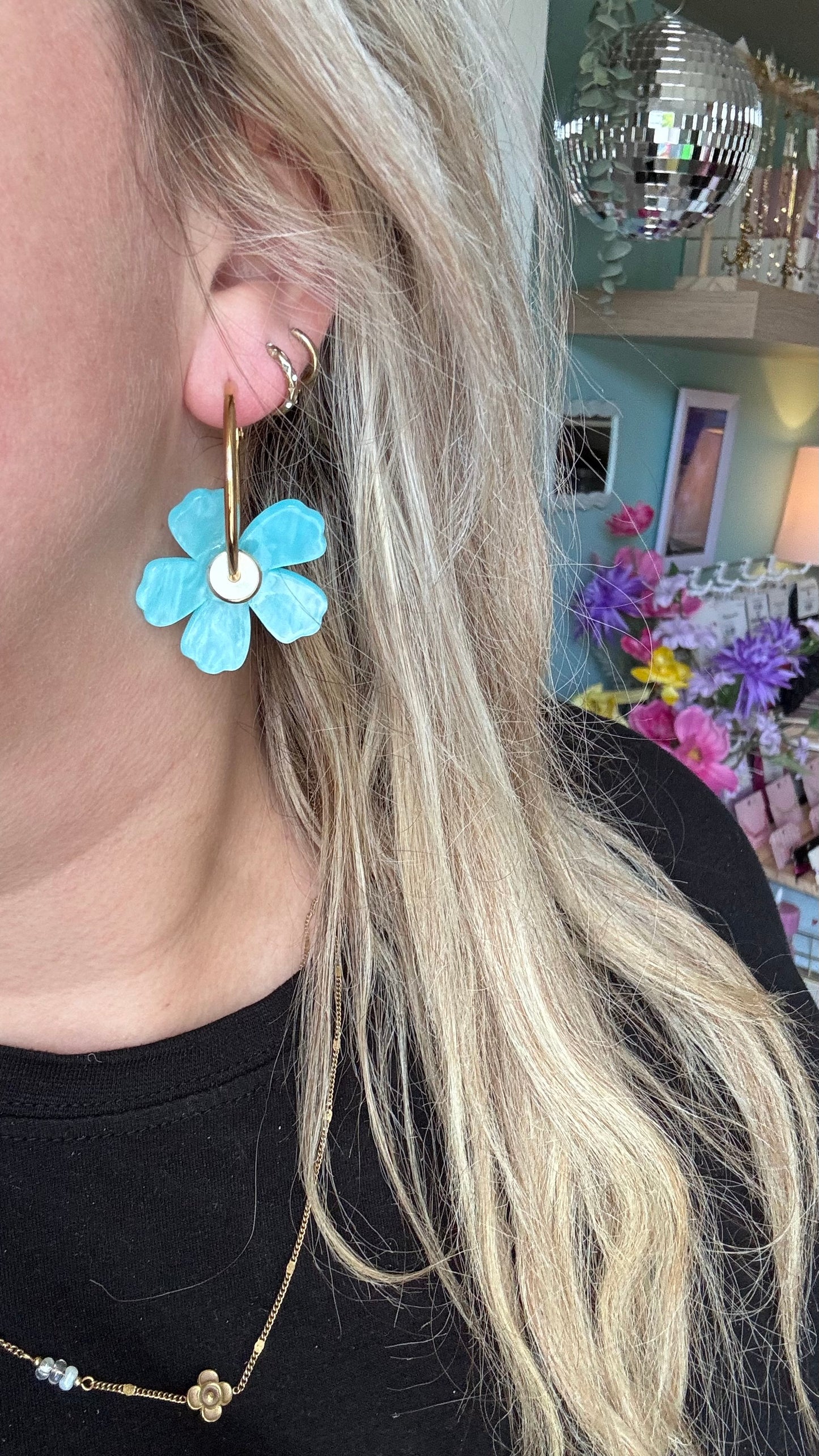 Vacay flowers oorbellen
