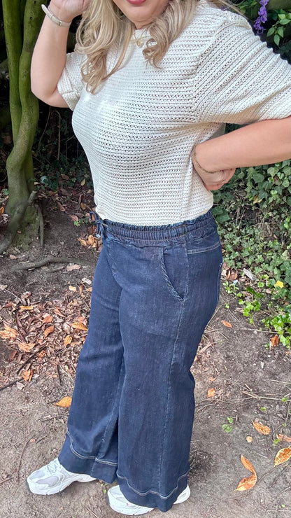 MINTsize jeans donkerblauw