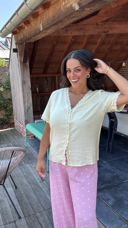 Monique blouse - Butteryellow