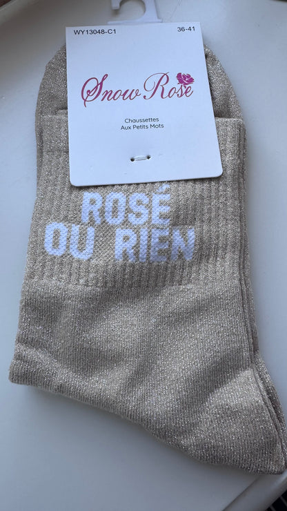 Quote sokken: Rosé ou rien