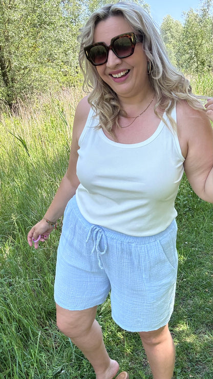 Tetra short - Blauw