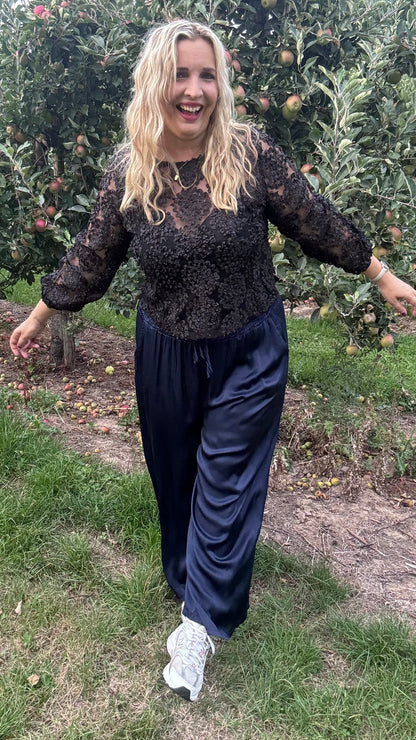 Zoë broek - diepblauw
