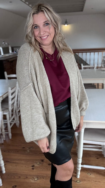 Louise cardigan - Beige