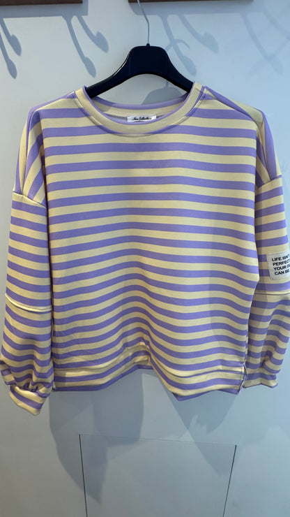 Perfect sweater - geel/lila