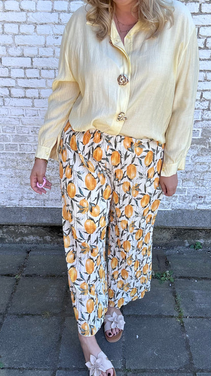 Lemon vibes broek
