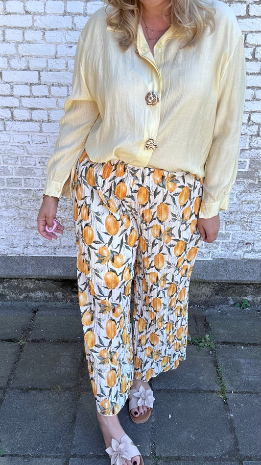 Lemon vibes broek