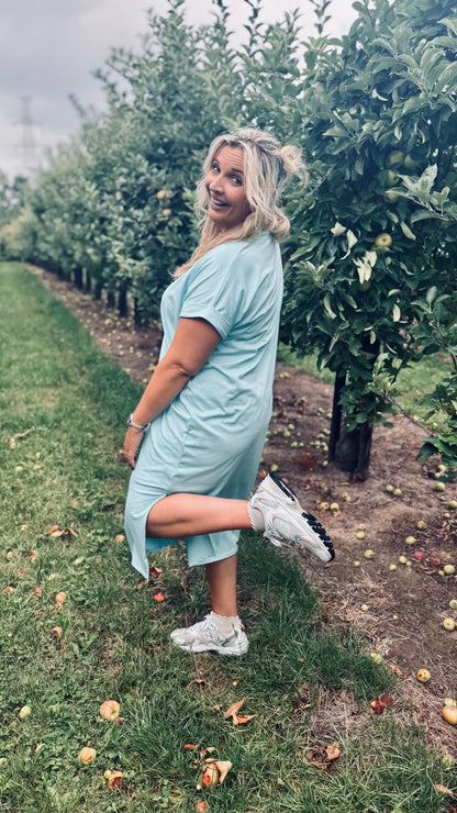Essie shirtdress blauw