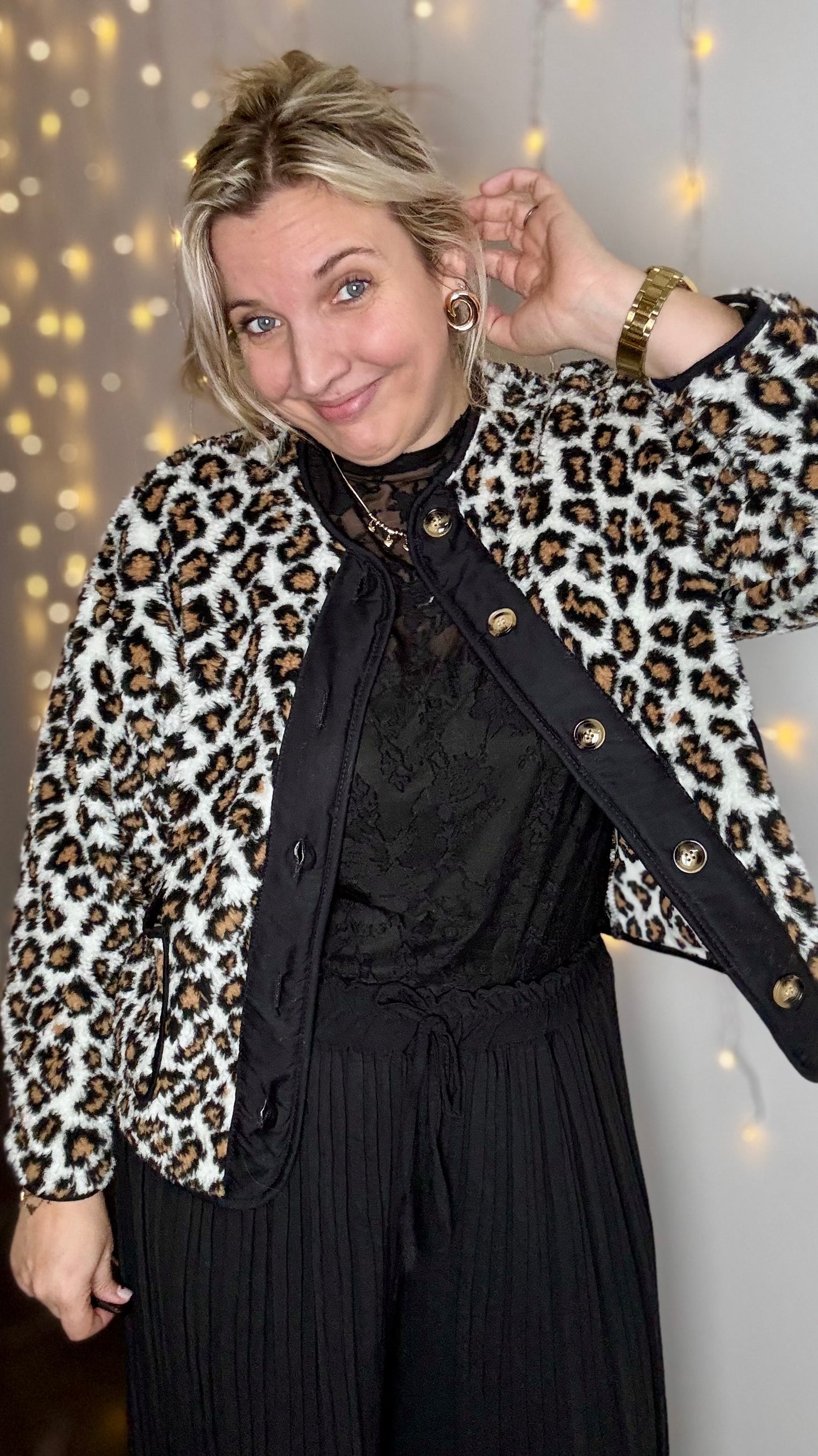 Camilla leopard vest