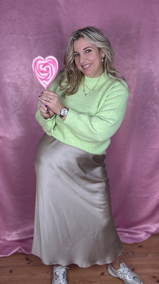 Silky muse rok - Champagne