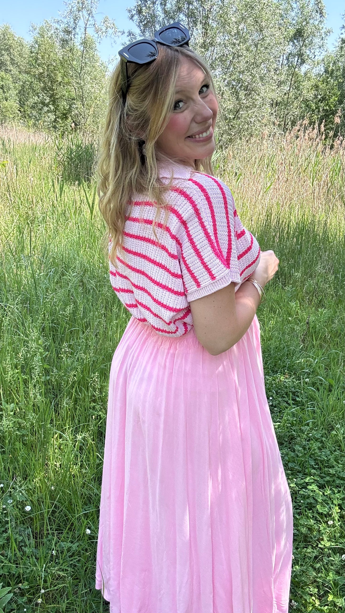 Riva polo - Roze/fuchsia