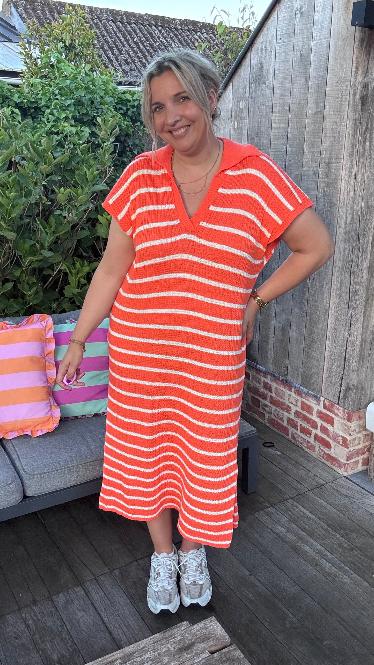 Crochet dress - Oranje