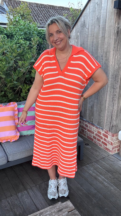 Crochet dress - Oranje