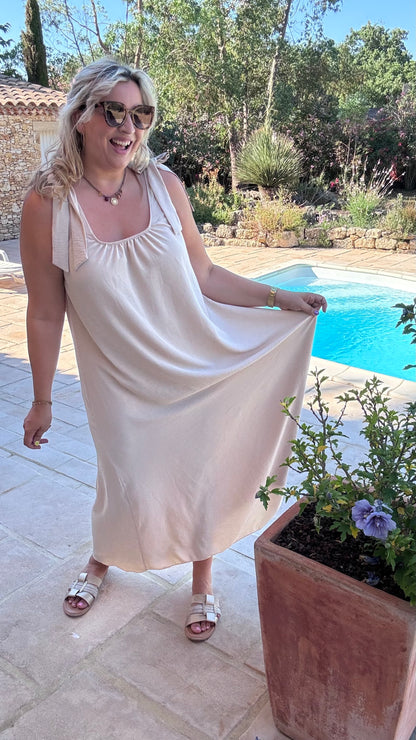 Flow dress - Crème