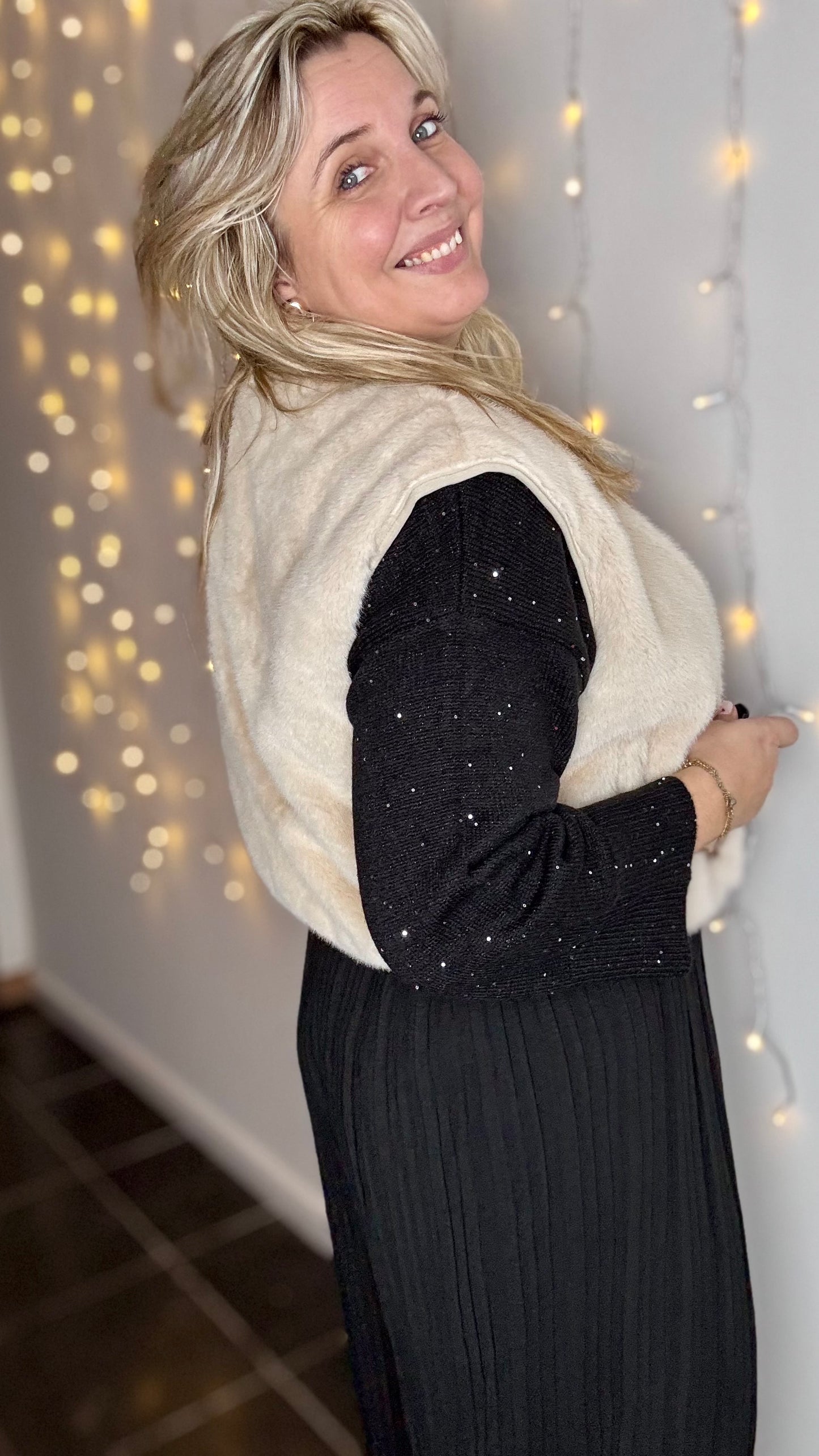 Ellie Gilet - Crème