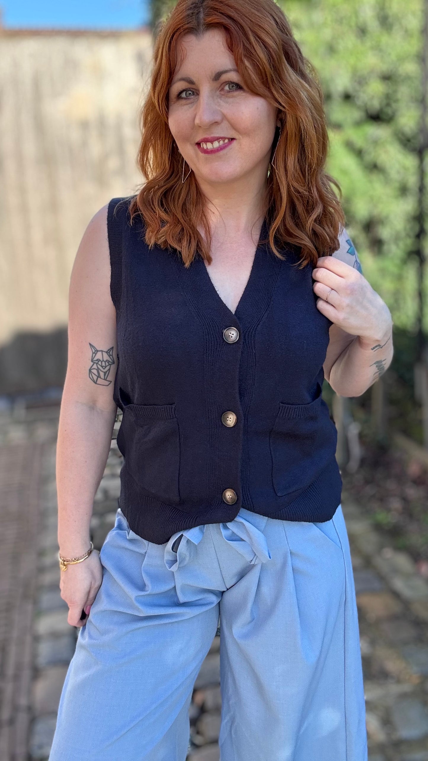 Sunny top - Navy