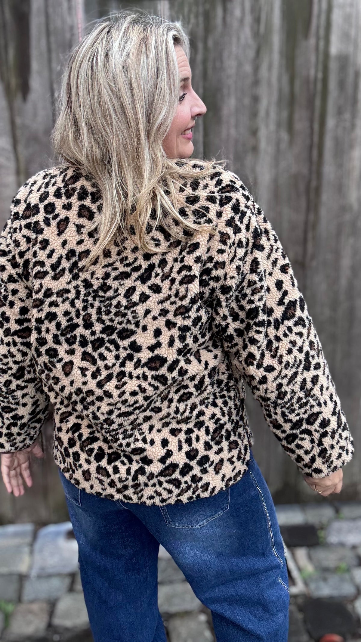 Reversible Leopard jacket