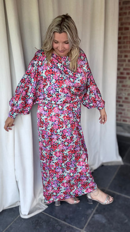 Bellini dress - Purple flowers