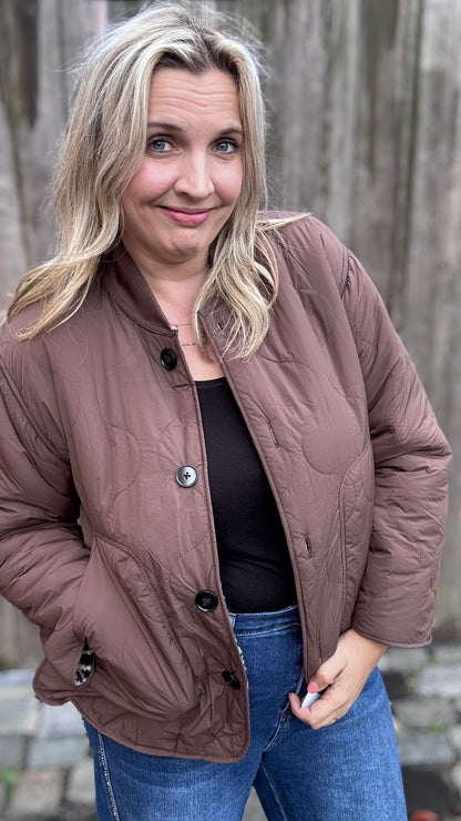 Reversible Leopard jacket