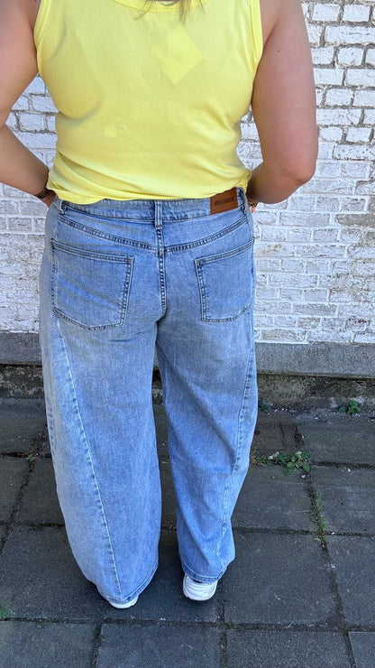 Barrel jeans - blauw
