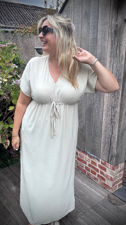 Laurie jurk beige