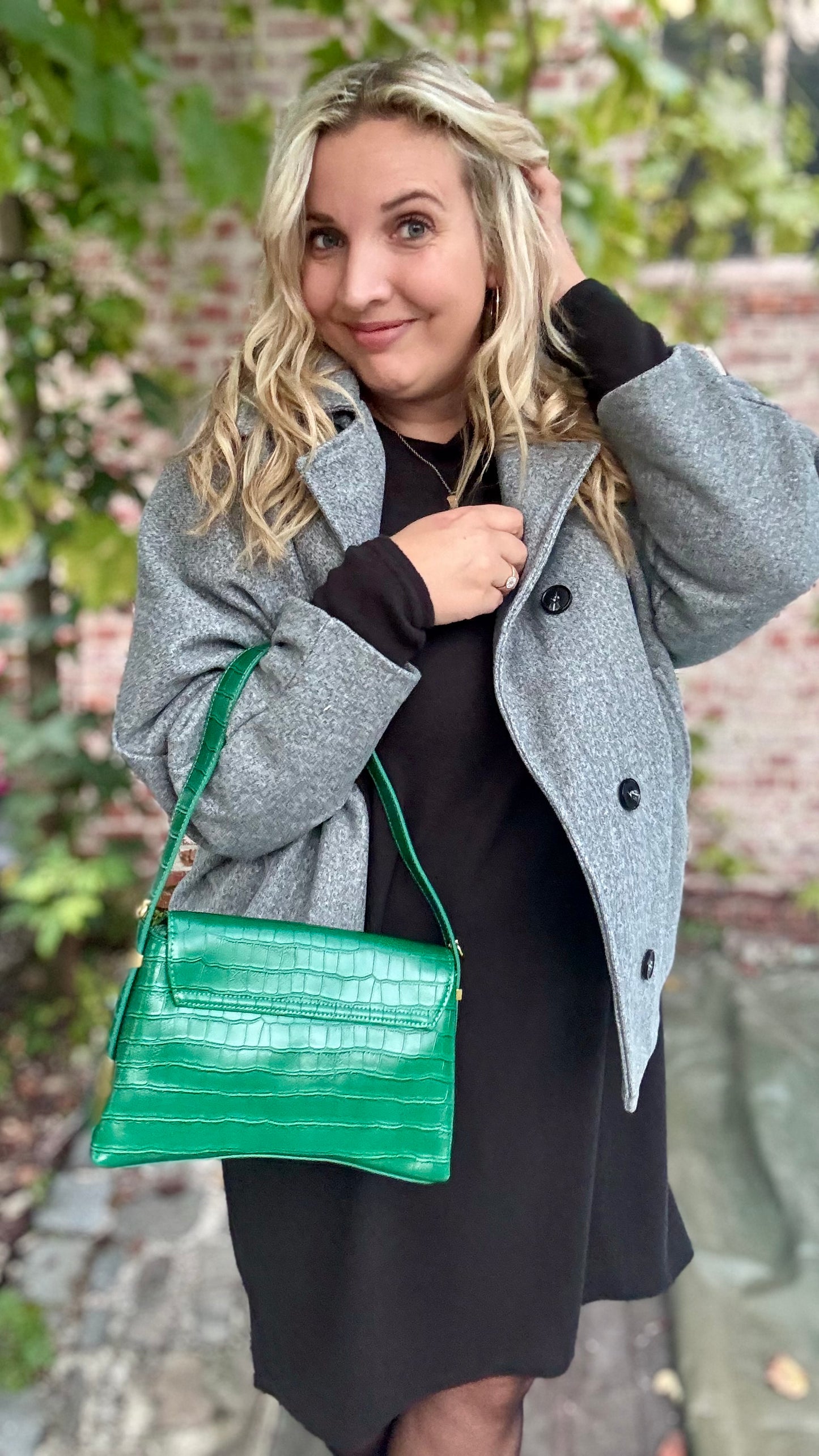 Vicky mantel - Grijs