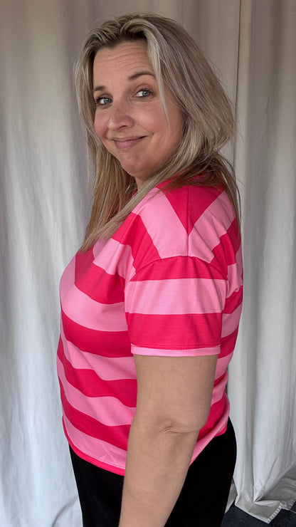 Cassie shirt - roze/fuchsia