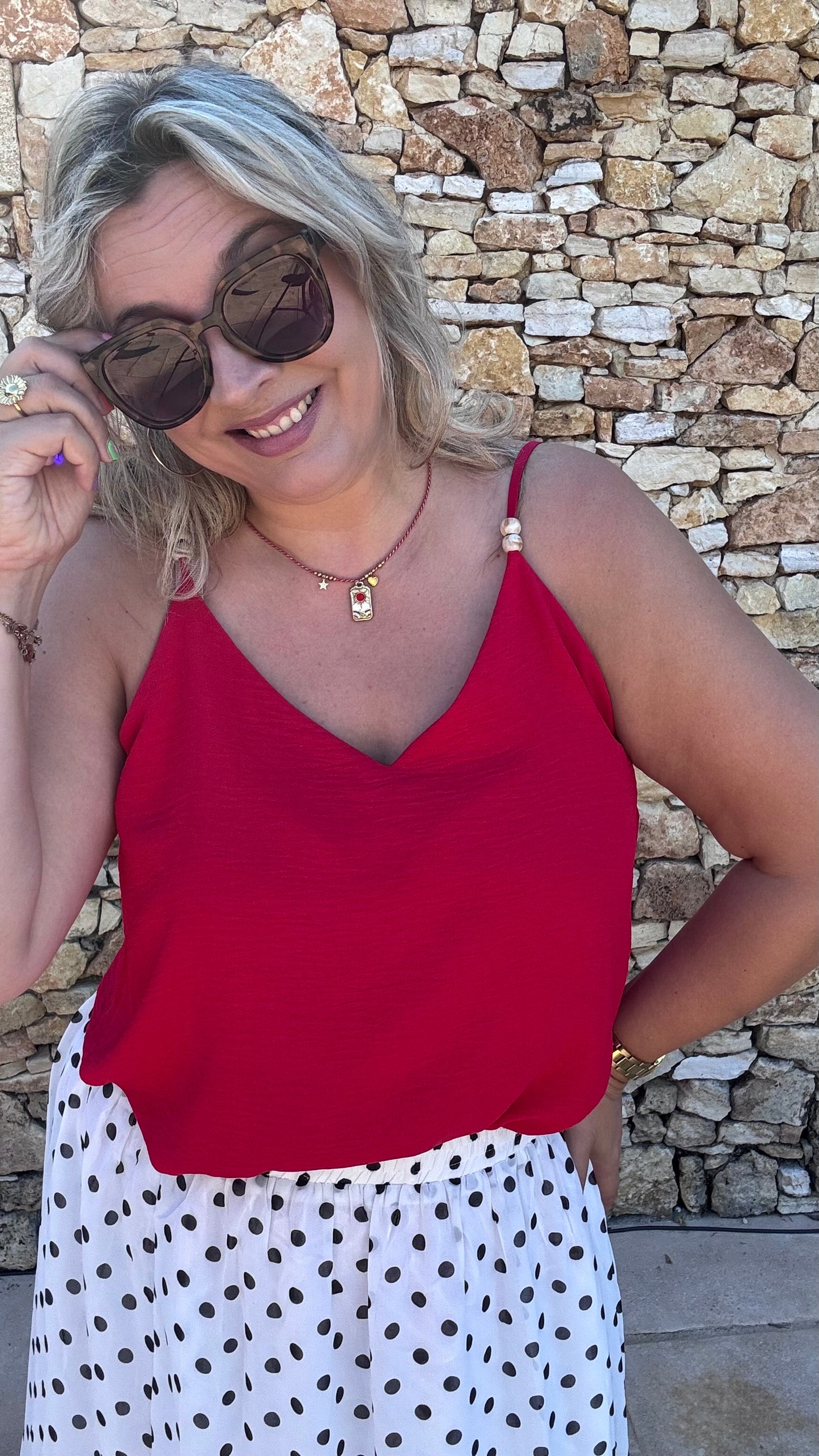 Essential top - Rood