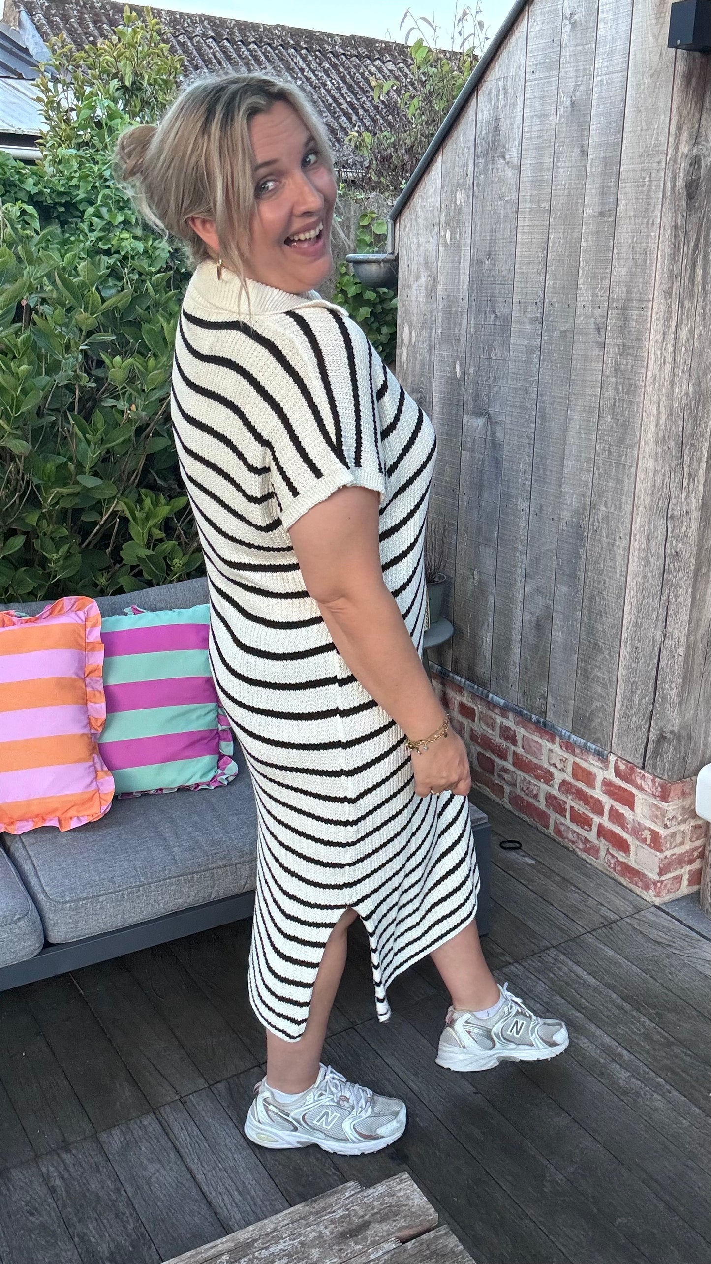 Crochet dress - Wit