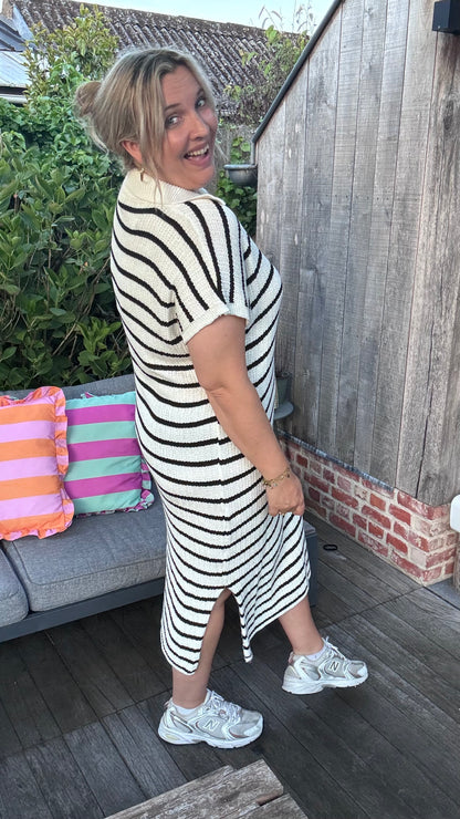 Crochet dress - Wit