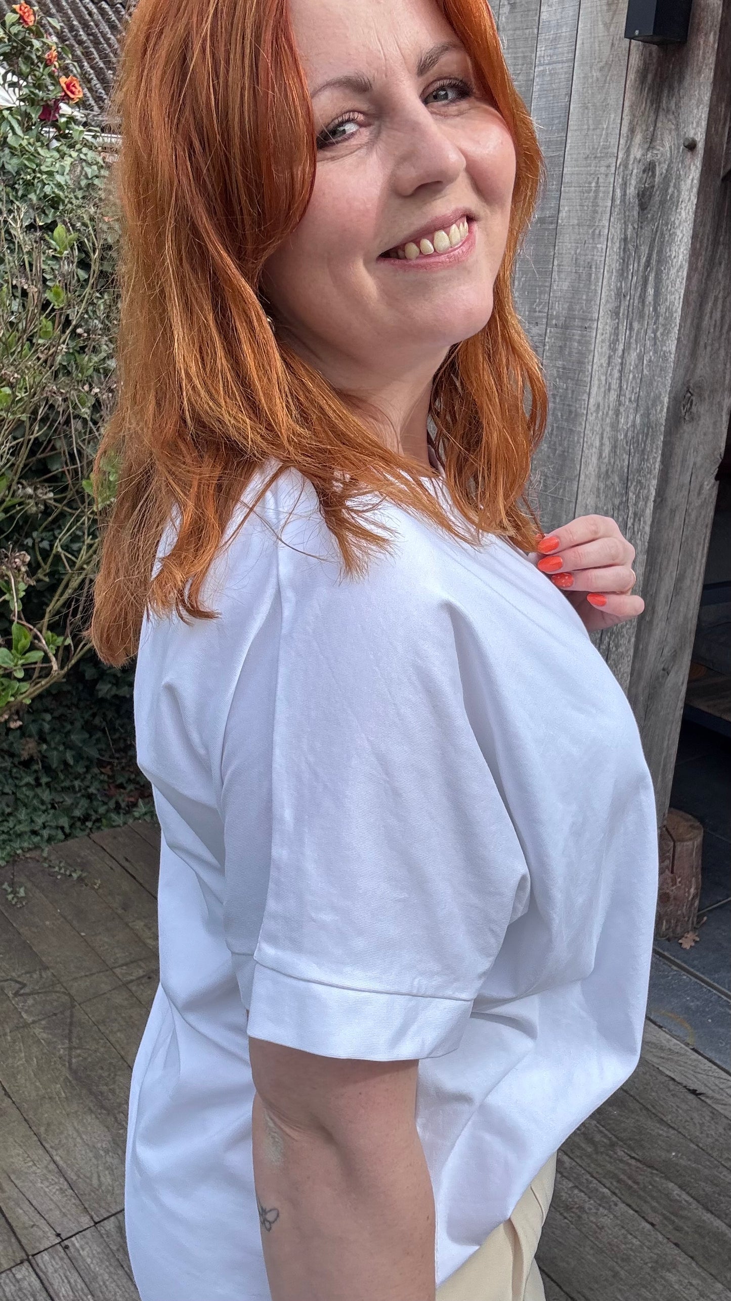 Loose Tina shirt - Wit