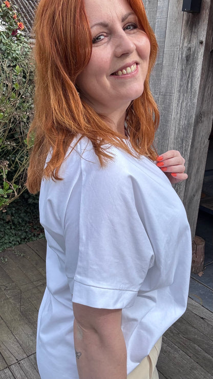 Loose Tina shirt - Wit