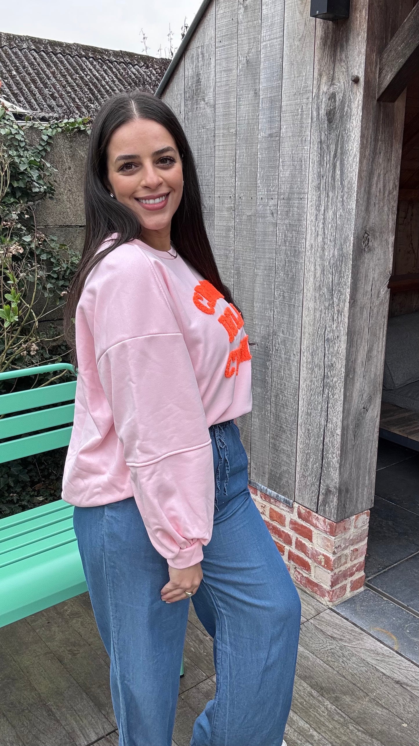 Sweater Crème de la crème - roze