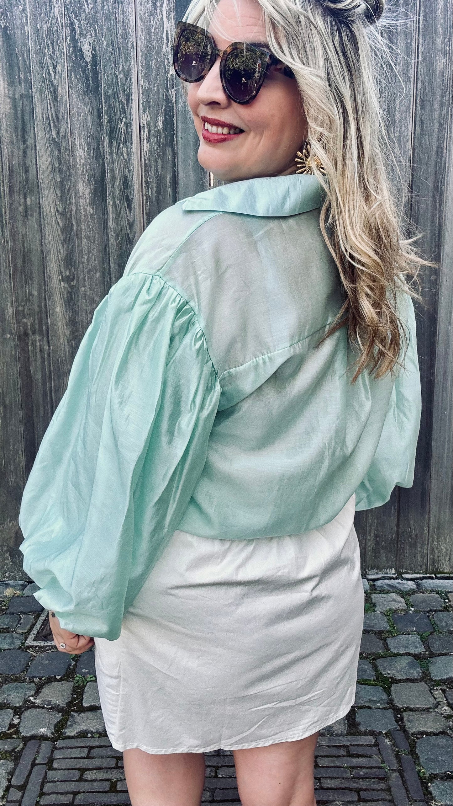Sugar mist blouse mint