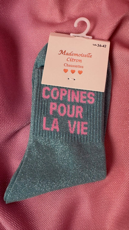 Quote sokken: Copines pour la vie
