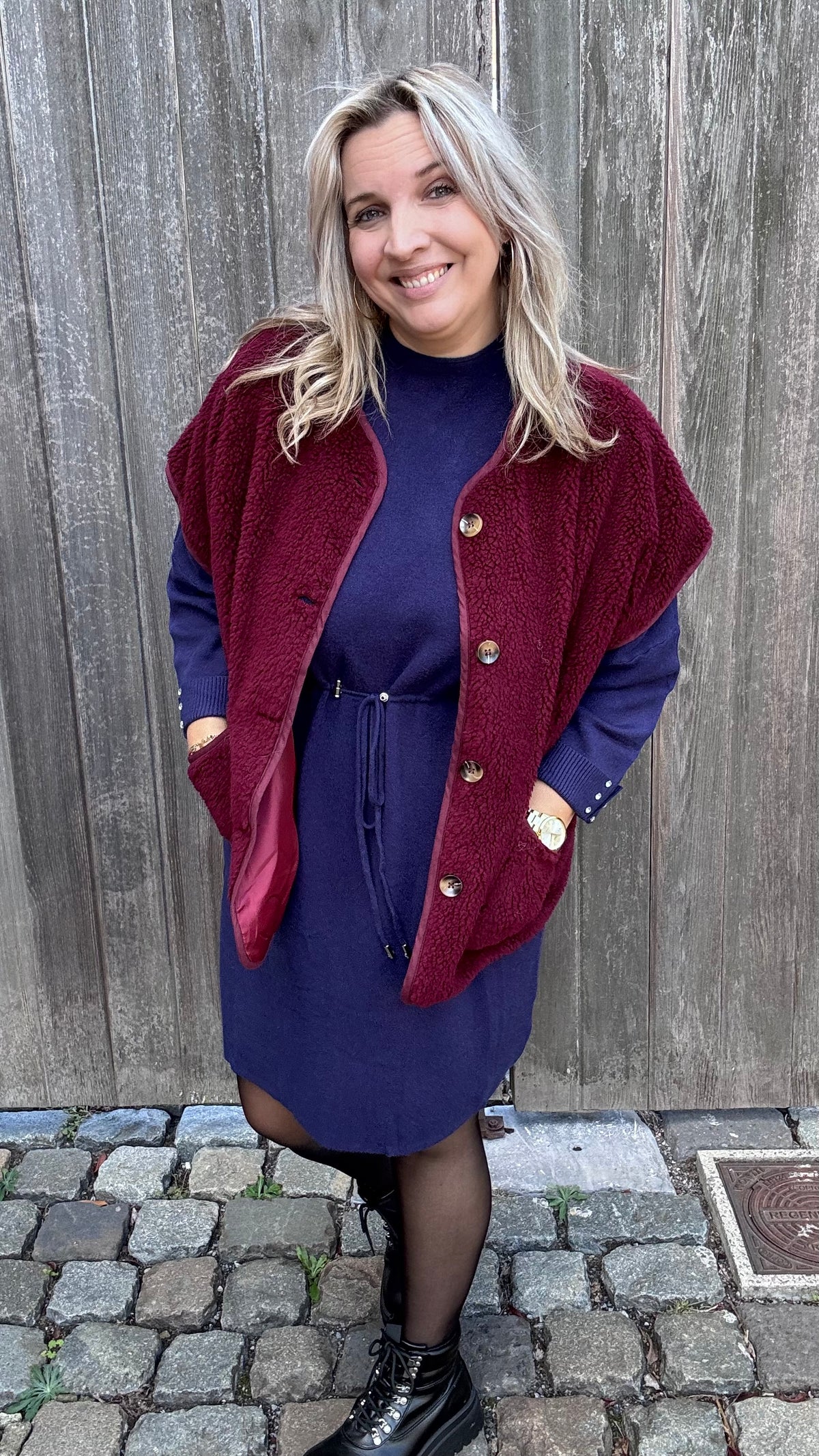 Ina jurk -Navy