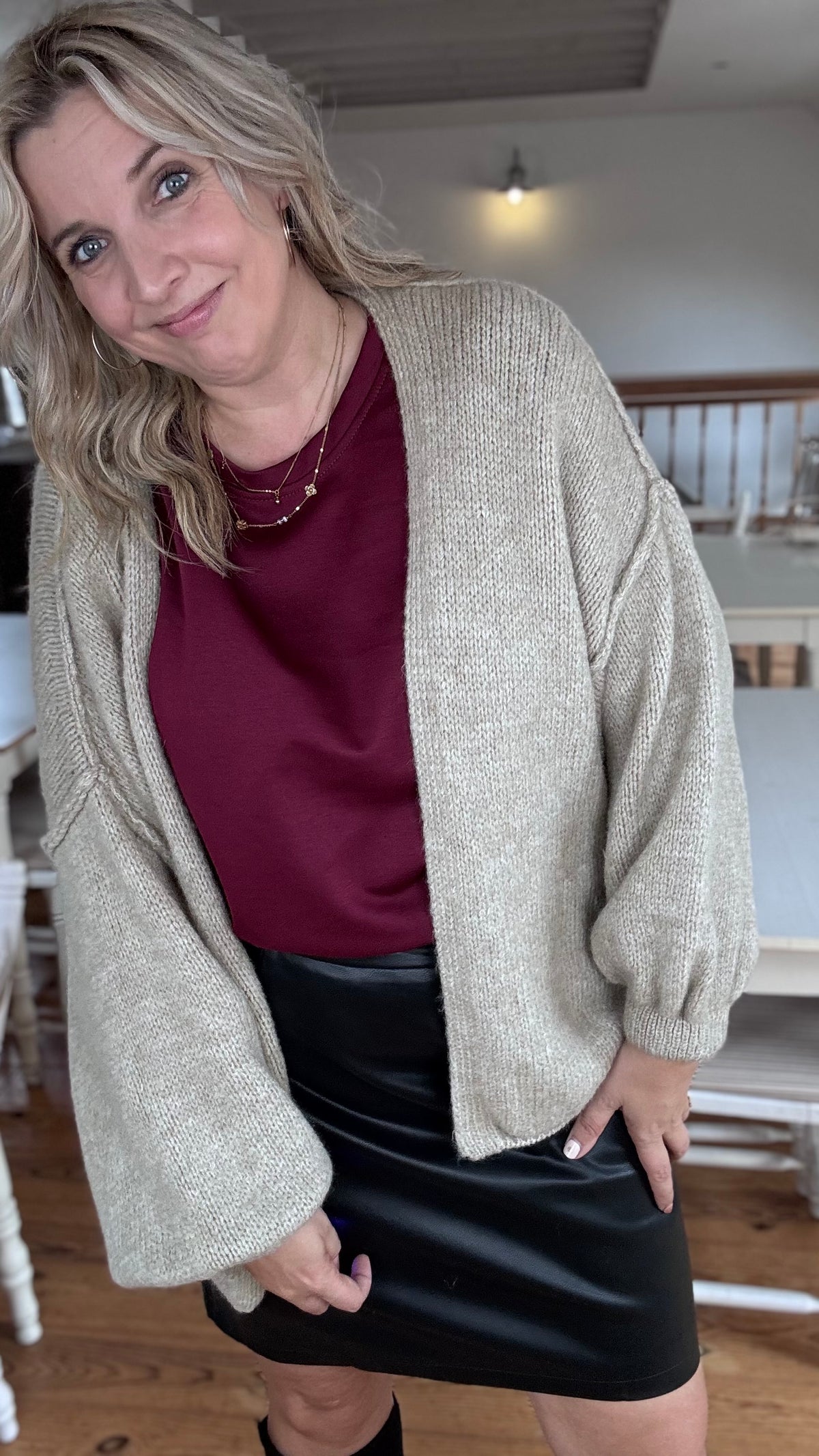 Louise cardigan - Beige