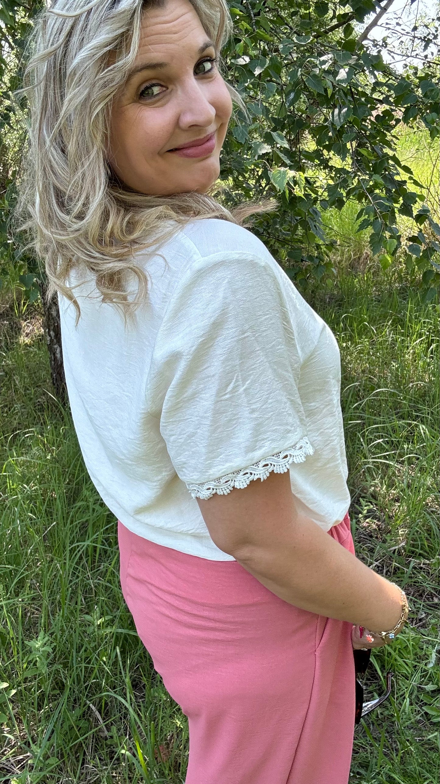 Monique blouse - Crème