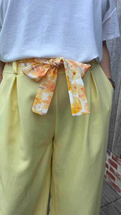 Mona broek - butteryellow
