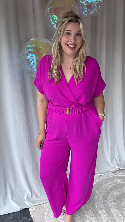 Nina jumpsuit magenta