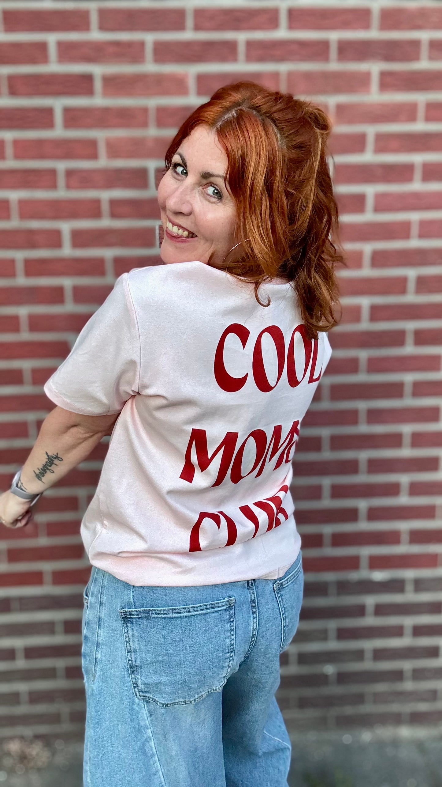 Cool moms club Shirt - Lichtroze