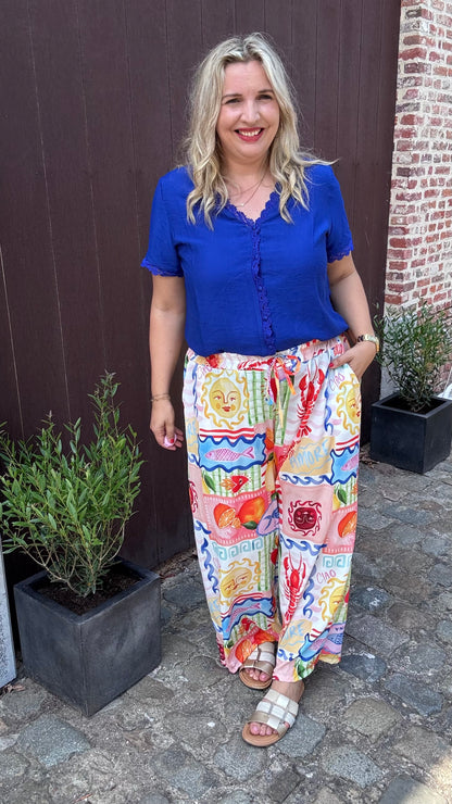 Tropical breeze broek - Multicolor
