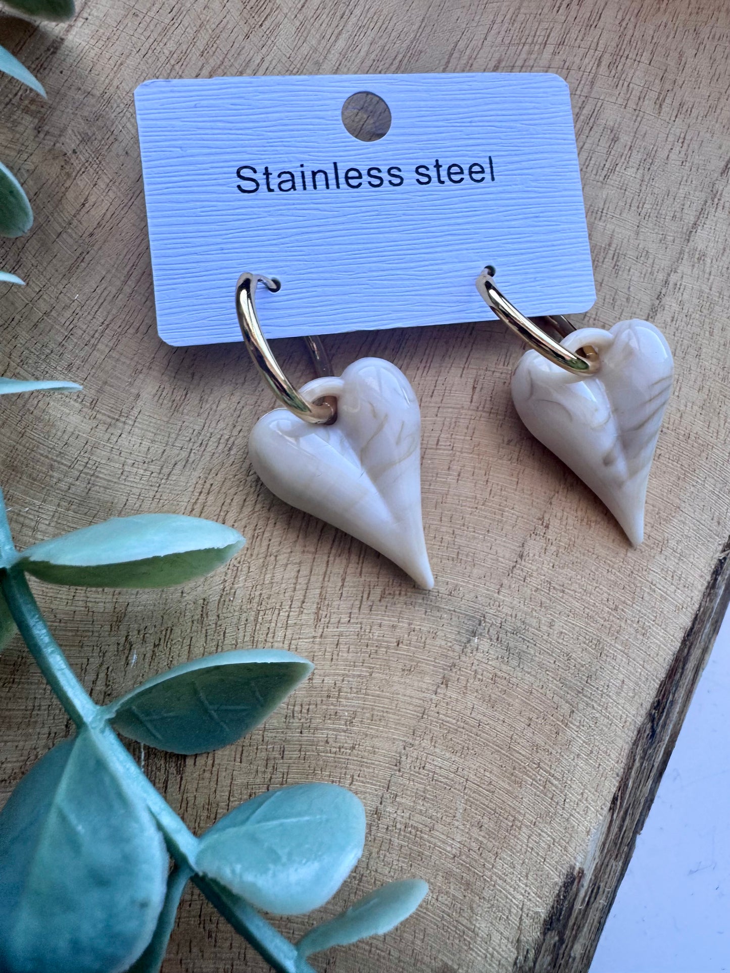 Jantine hearts oorbellen