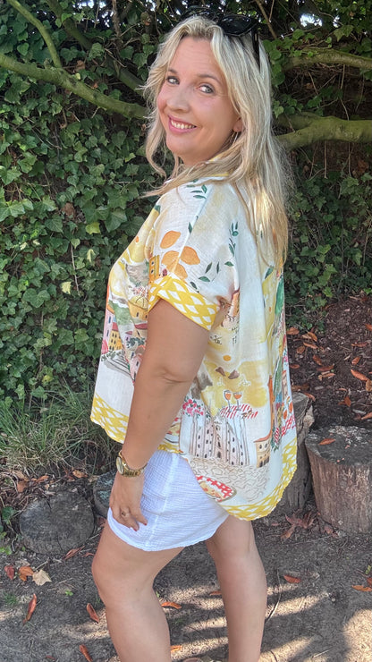 Marrakesh blouse - Geel