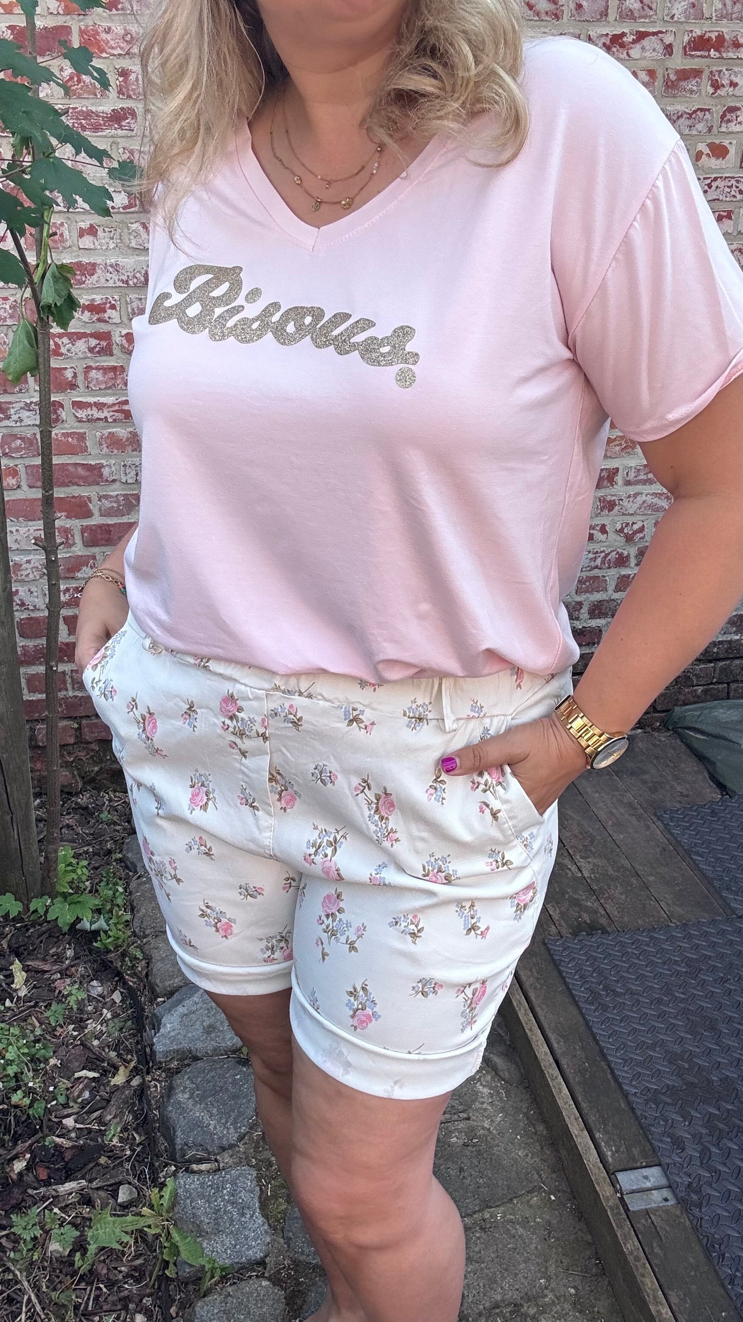 Bloom short curve - Beige