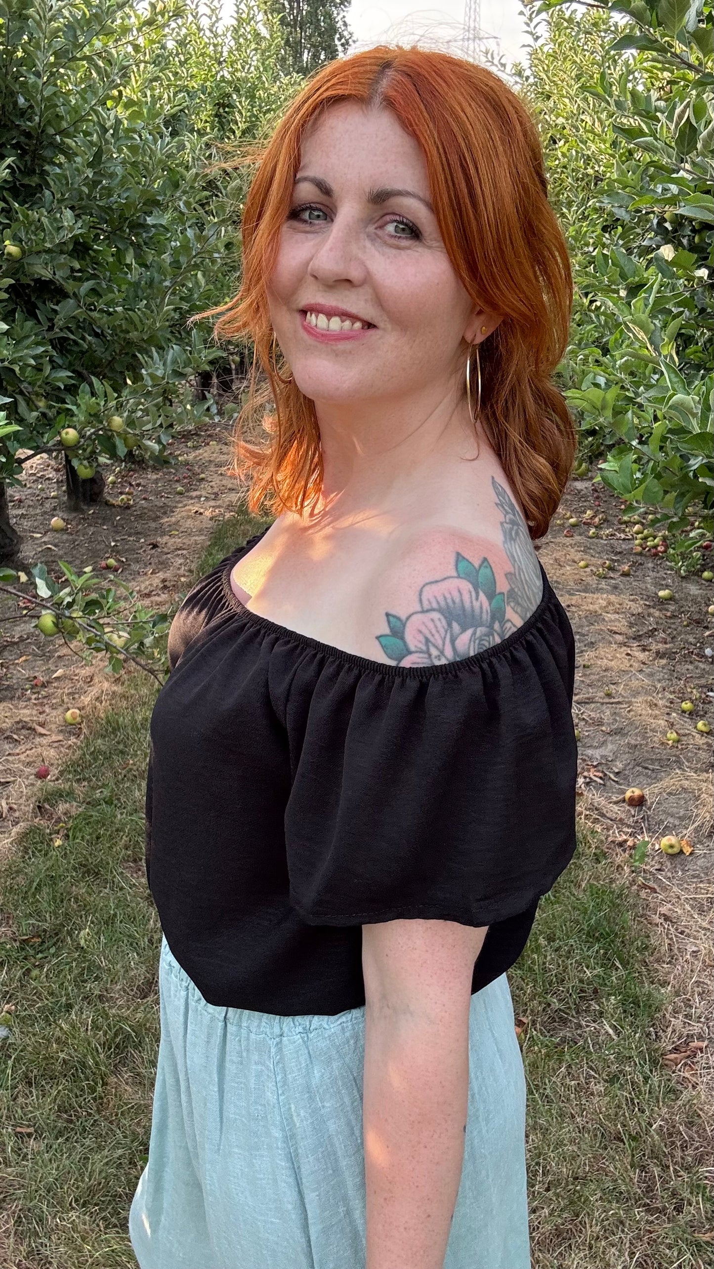Dina blouse - Zwart