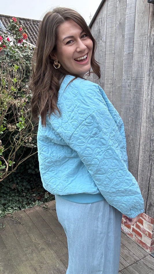 Nini bomber - blauw