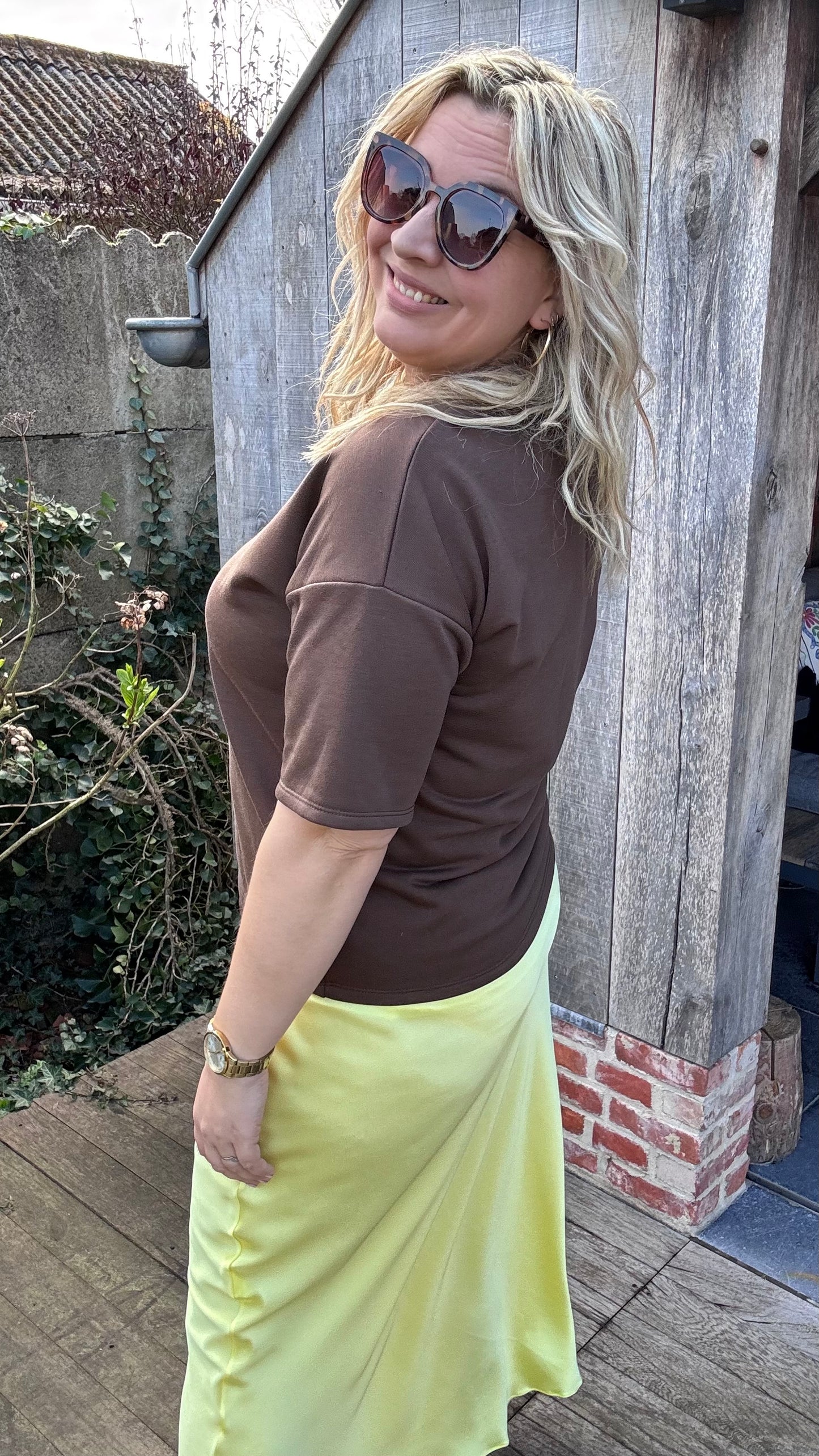 Silky muse rok - geel