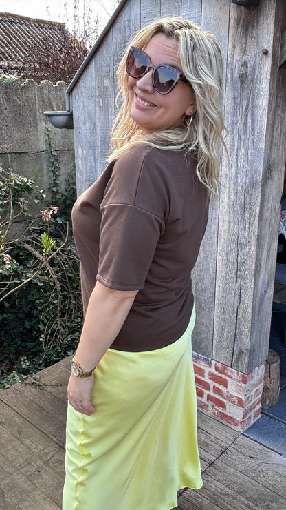 Silky muse rok - geel