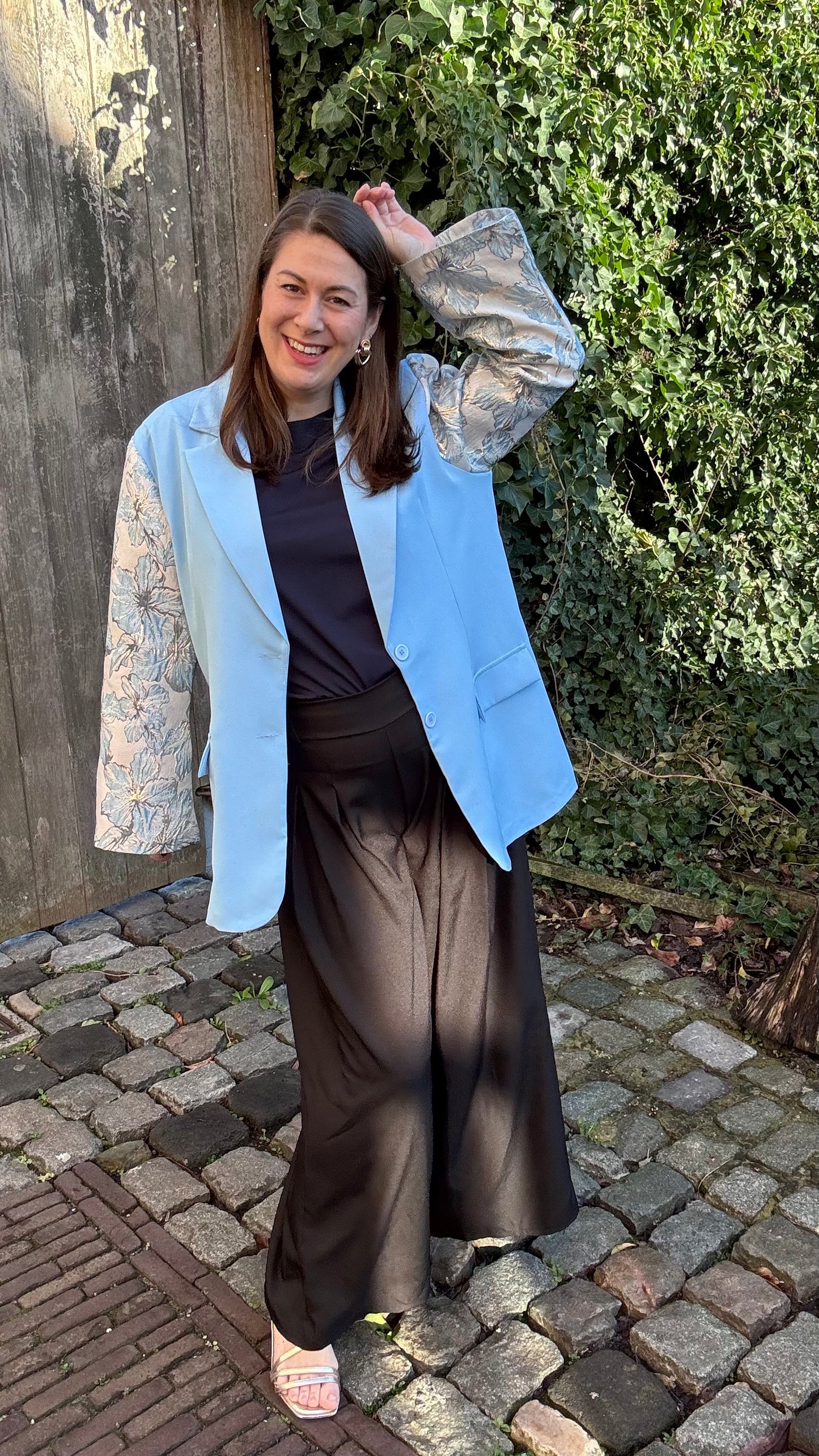 Cotton candy blazer - Blauw