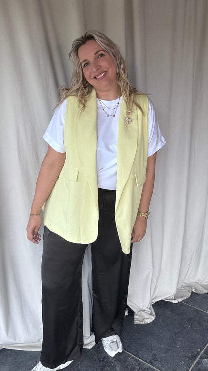 Attitude blazer - geel